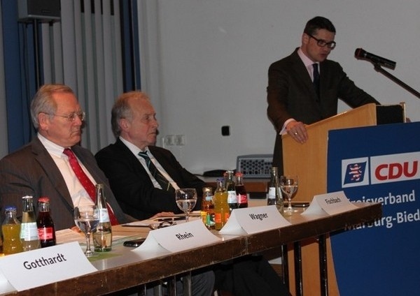 Innenminister Boris Rhein in Gladenbach