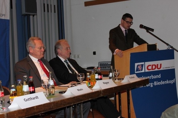Innenminister Boris Rhein in Gladenbach