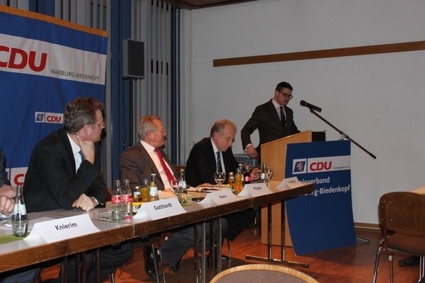 Innenminister Boris Rhein in Gladenbach