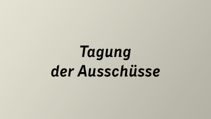 Tagung der Ausschüsse